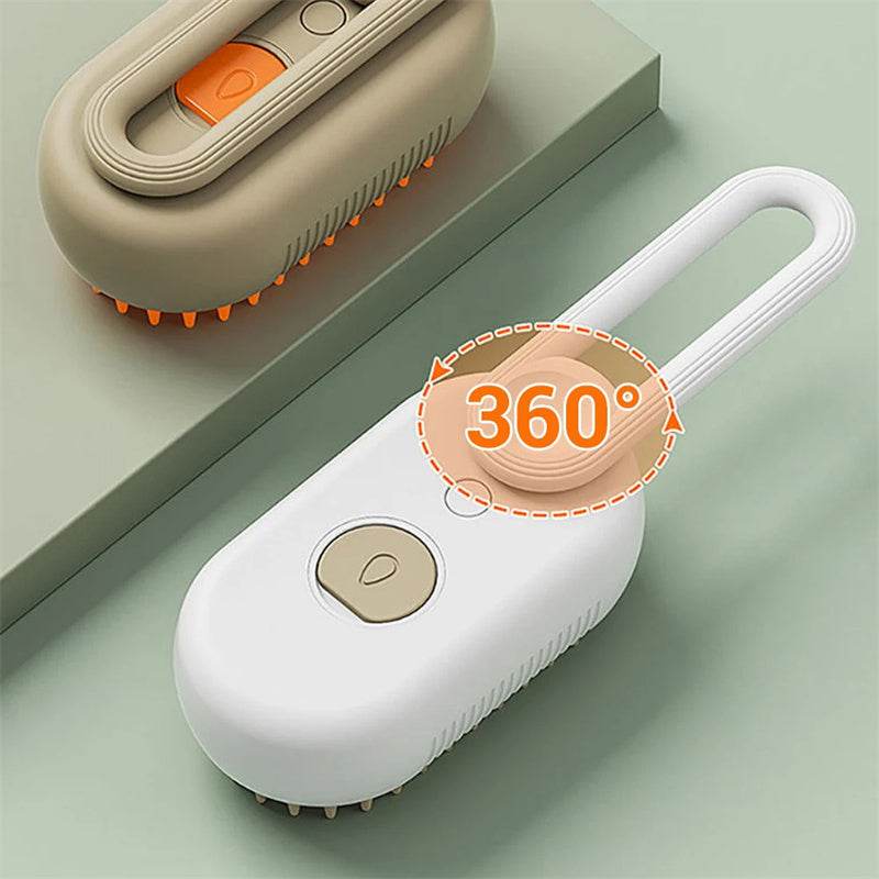 3 in 1 Pet Electric Steam Brush - EarthLoop