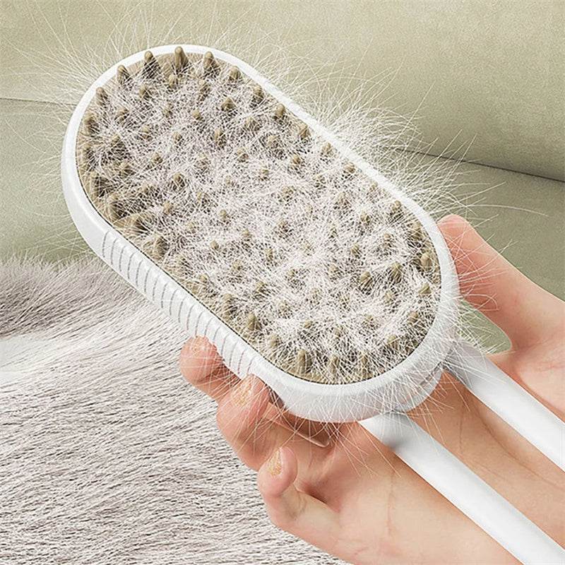 3 in 1 Pet Electric Steam Brush - EarthLoop